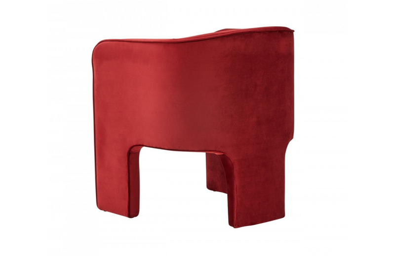 Tomas Modern Burnt Orange Accent Chair