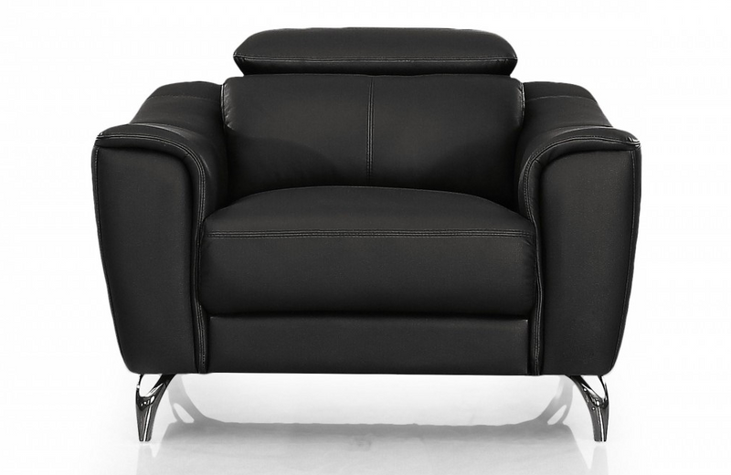 Dalyla - Modern Black Leather Chair