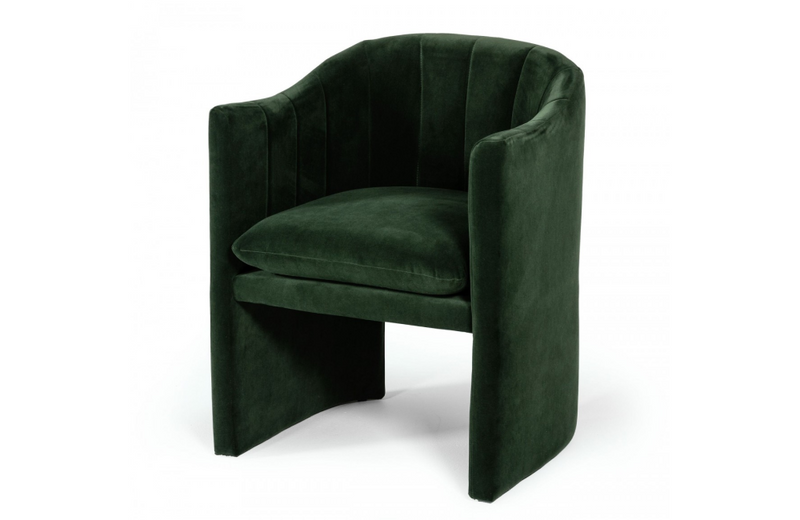 Henderson - Modern Jade Green Fabric Dining Chair