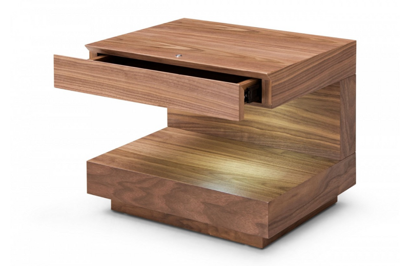 Escondido - Contemporary Walnut End Table