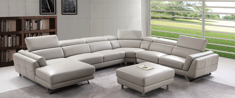 Crown Heights Sectional Left light grey