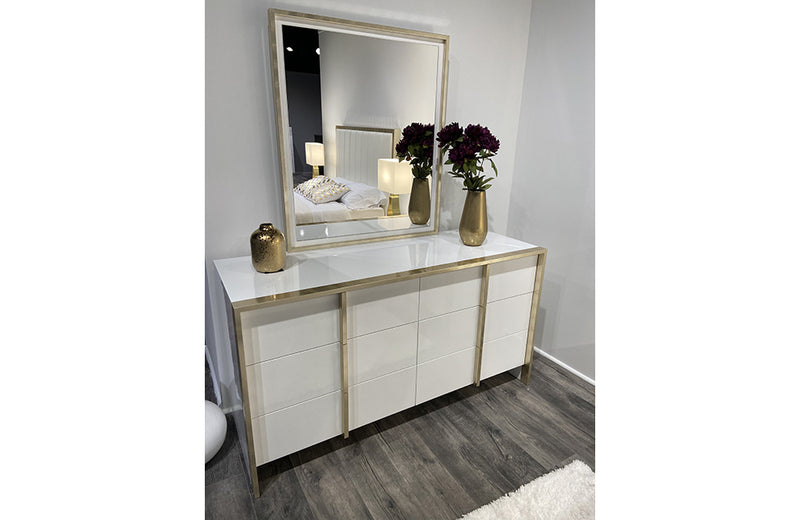 Fiocco Premium Dresser and Mirror