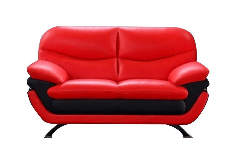 Makarios Loveseat Red