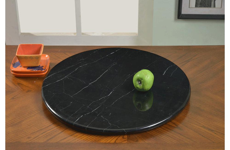 Lazy Susan Tray  Black Marble