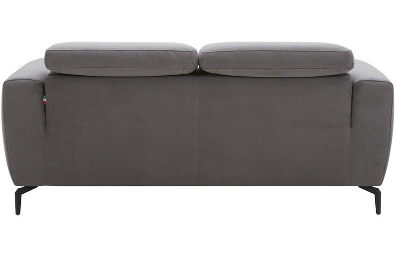 Scuzzo Fabric Motion Loveseat Gray