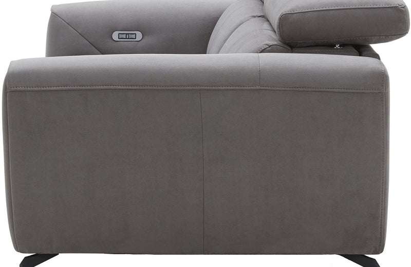 Scuzzo Fabric Motion Sofa Gray