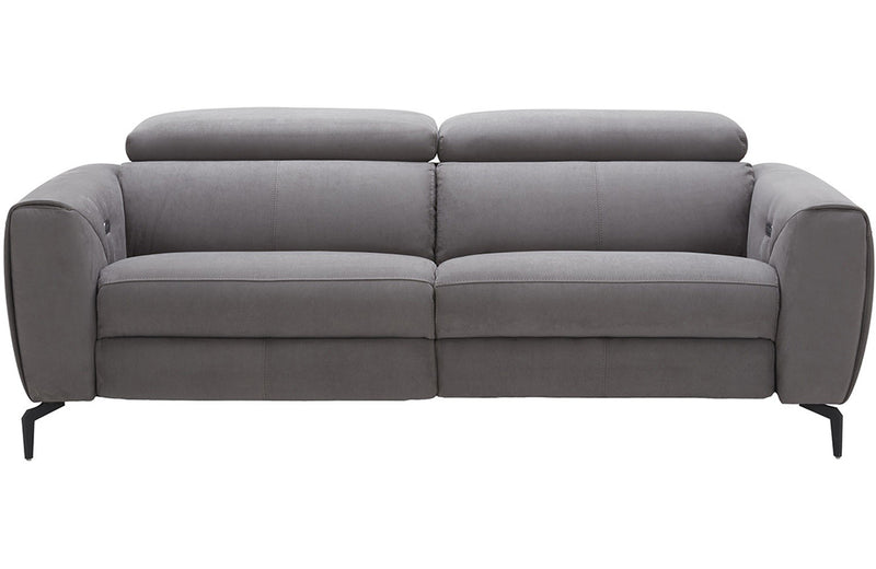 Scuzzo Fabric Motion Loveseat Gray