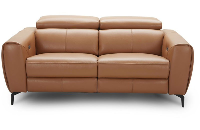 Scuzzo Reclining Motion Sofa Set Caramel