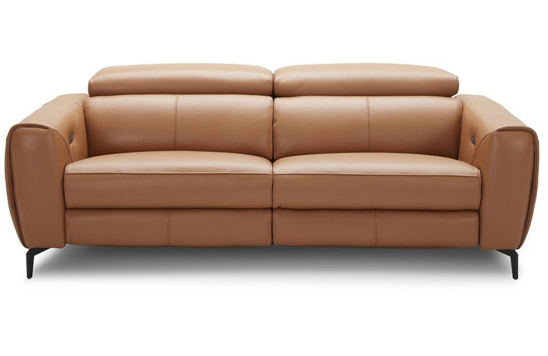 Scuzzo Reclining Motion Sofa Set Caramel