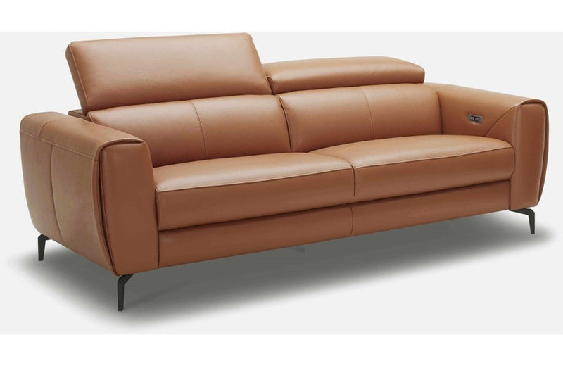 Scuzzo Reclining Motion Sofa Set Caramel