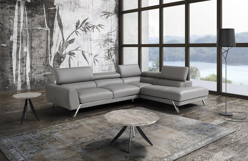 Alcott Grey Sectional Sofa