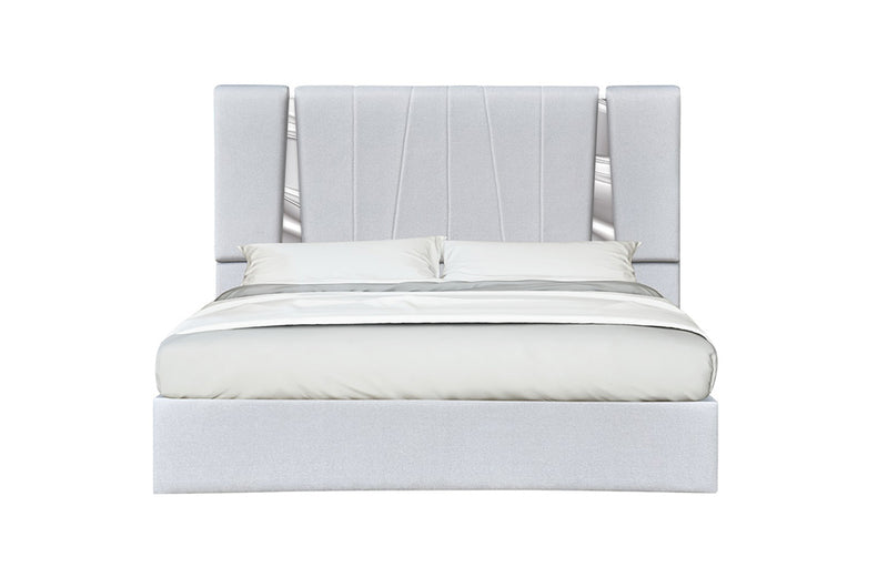 Matissee Bed Silver Grey