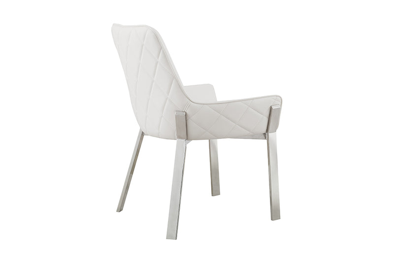 Miami Dining Chair White (Set of 2)