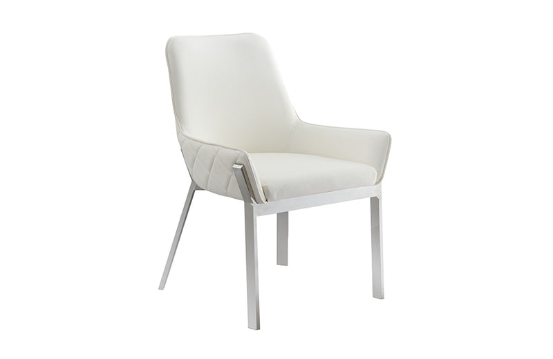 Miami Dining Chair White (Set of 2)