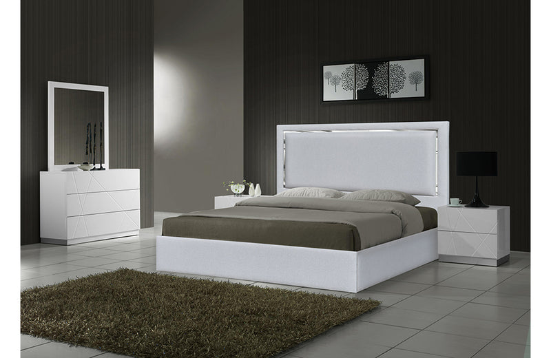 Monet Bed Silver Grey