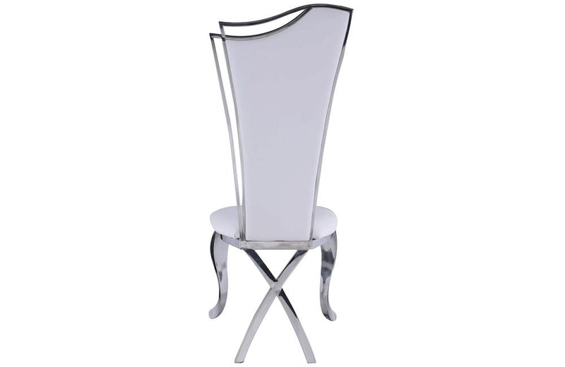 Zarah Dining Chair White Leather