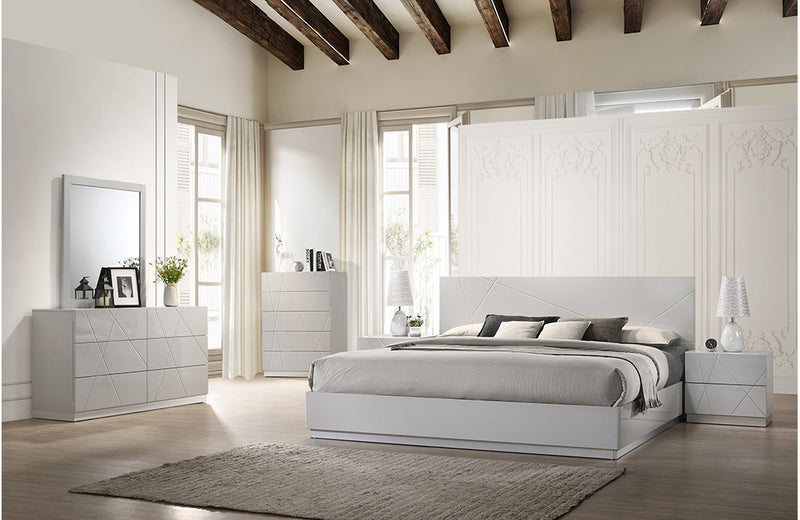 Naples Grey Bedroom Set