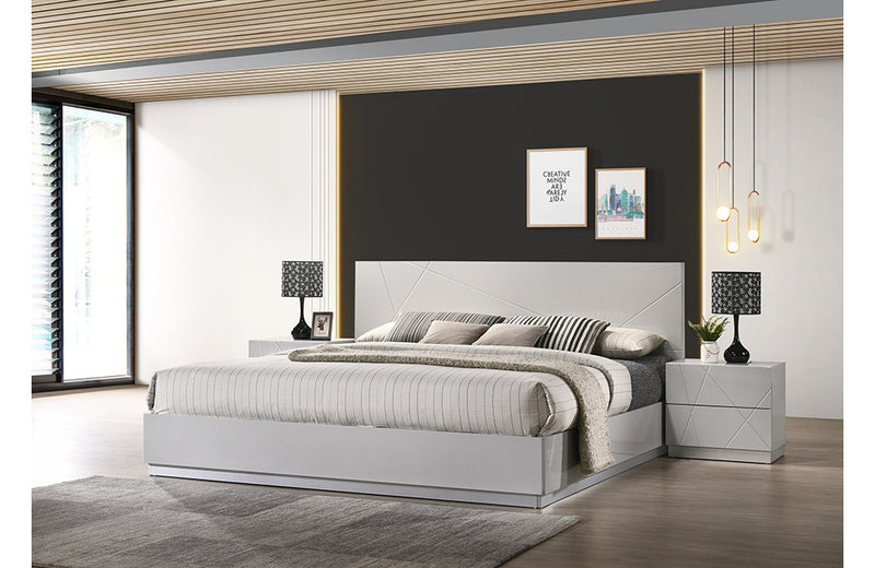 Naples Grey Bedroom Set