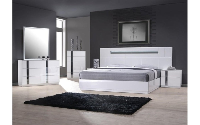 Palermo White Bedroom Set