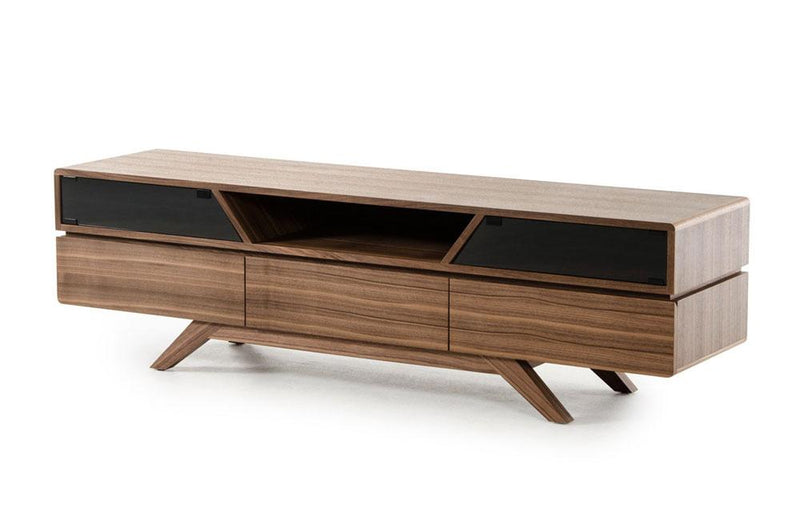 Soria Modern Walnut TV Stand