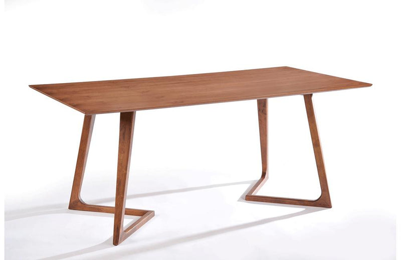 Jett Contemporary Walnut Dining Table