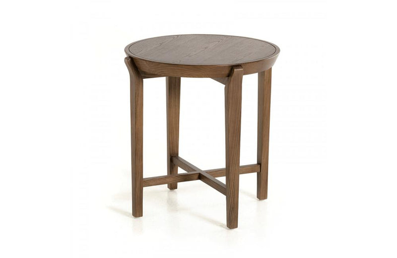 Olenna Modern Walnut Side Table