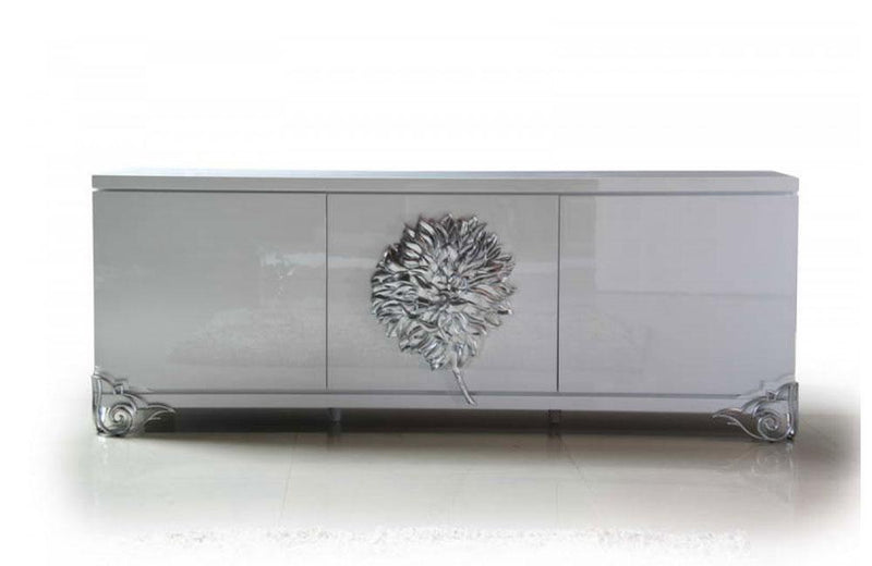 Emma White Lacquer Modern Buffet