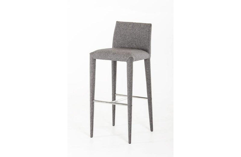 Medford Modern Gray Fabric Bar Stool