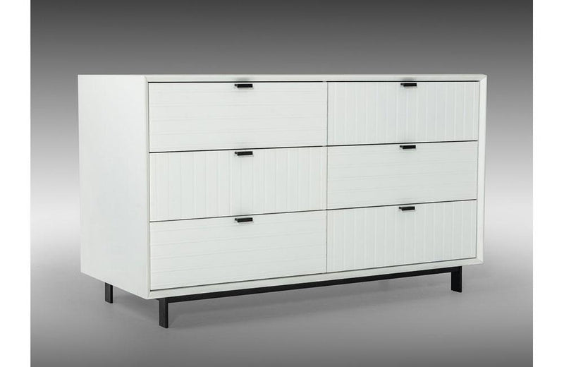 Valencia Contemporary White Dresser