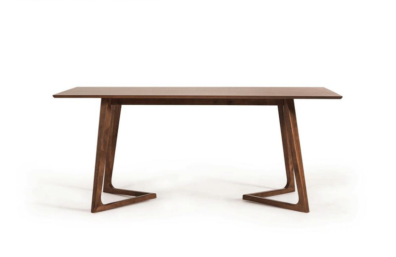 Jett Contemporary Walnut Dining Table