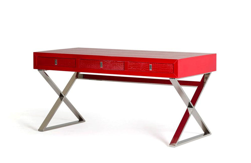 Congress Transitional Desk Red