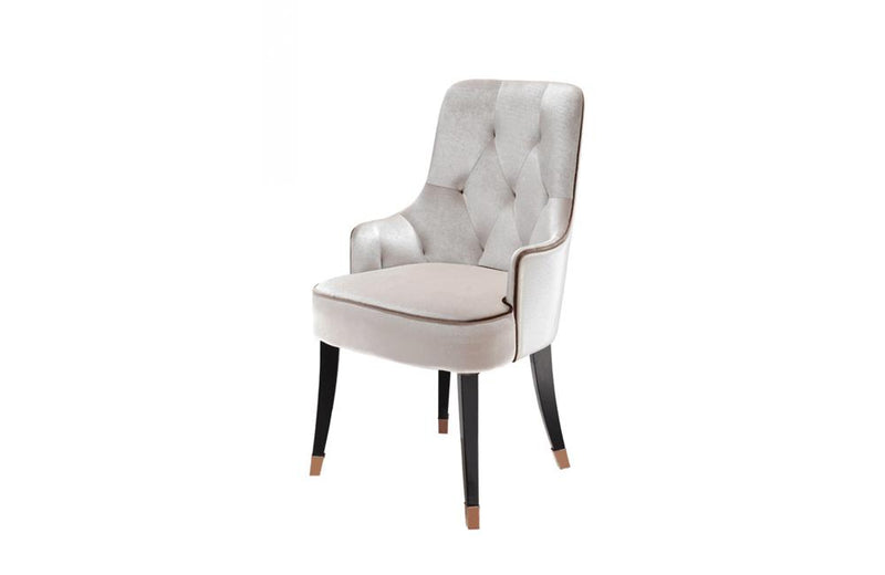 Larissa Fabric Dining Chair White