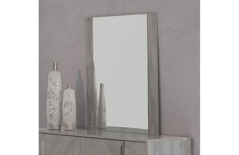 Nova Domus Alexa Italian Modern Grey Mirror