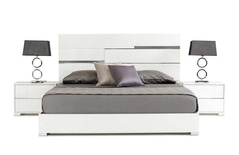 Modrest Ancona Italian Modern White Bedroom Set