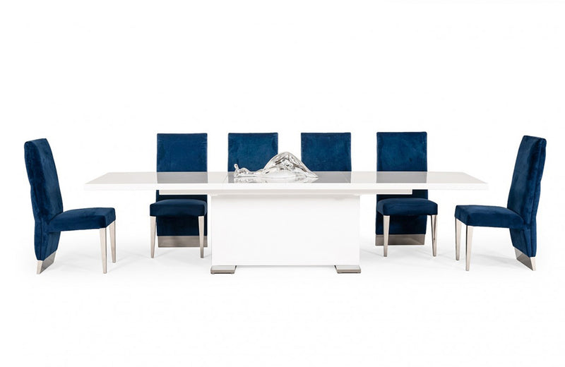 Modrest Bono "T" Modern White Dining Table