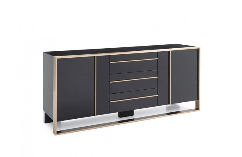 Cartier Modern Black & Rosegold Buffet