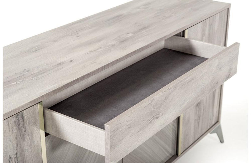 Alexa Italian Modern Gray Buffet