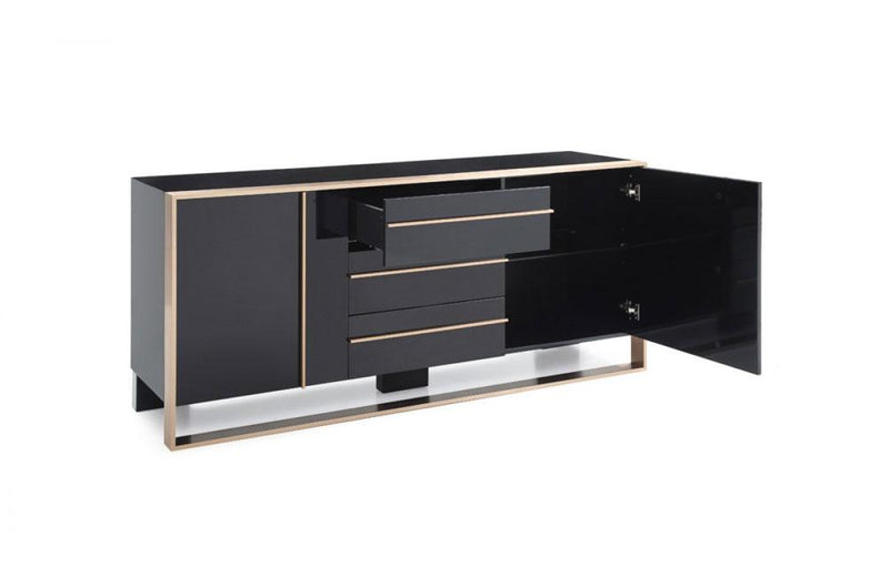 Cartier Modern Black & Rosegold Buffet