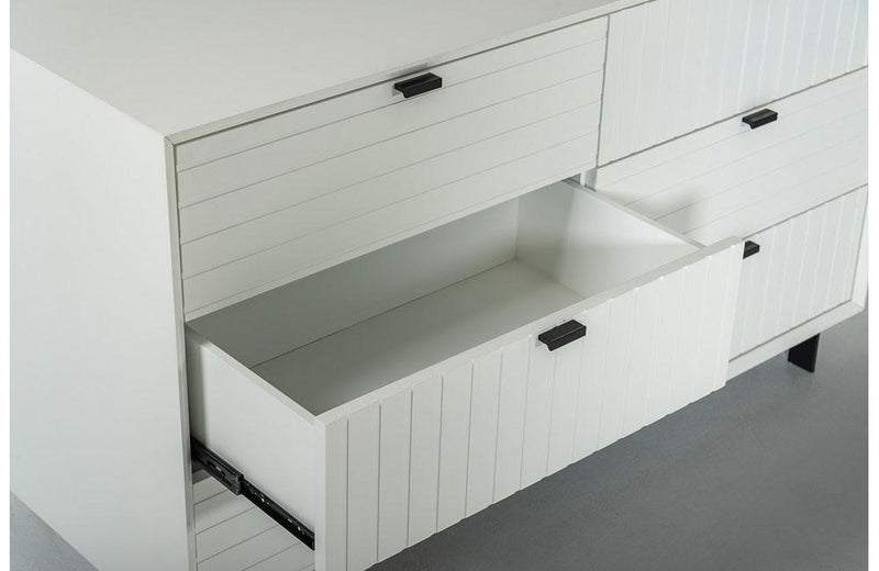 Valencia Contemporary White Dresser