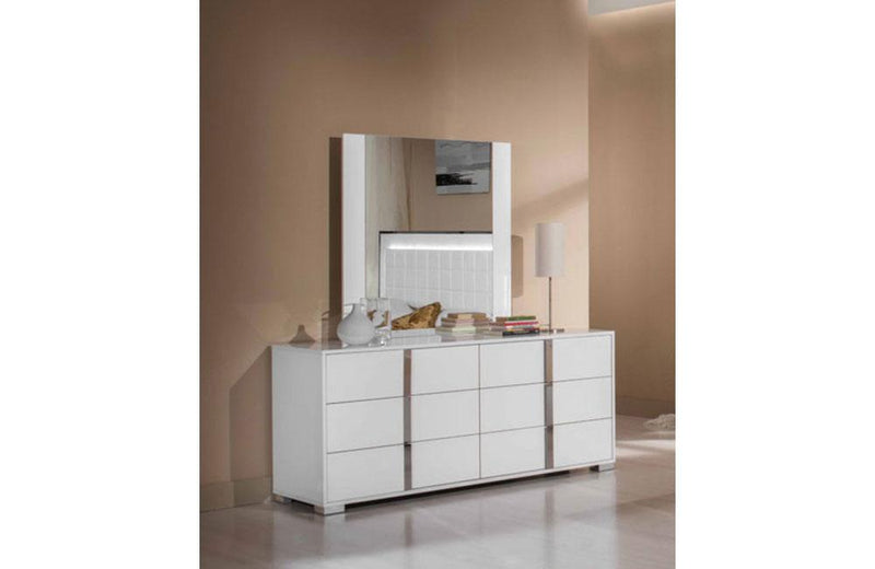 San Marino Modern Dresser White