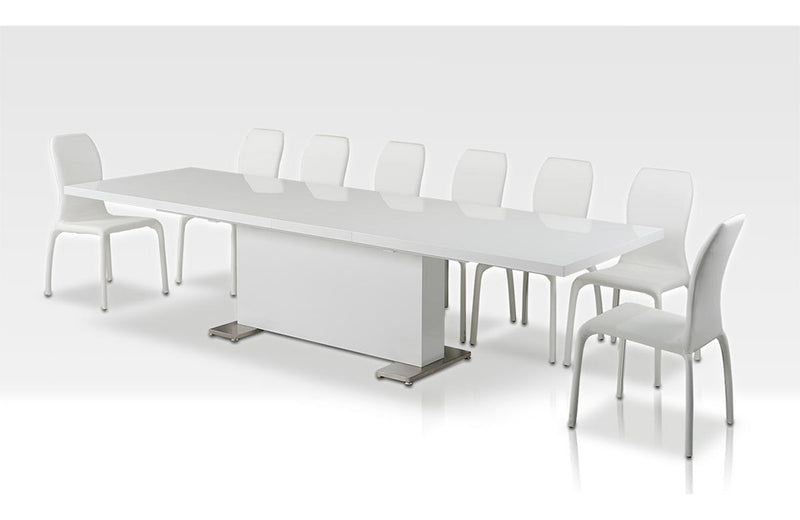 Modrest Bono "T" Modern White Dining Table