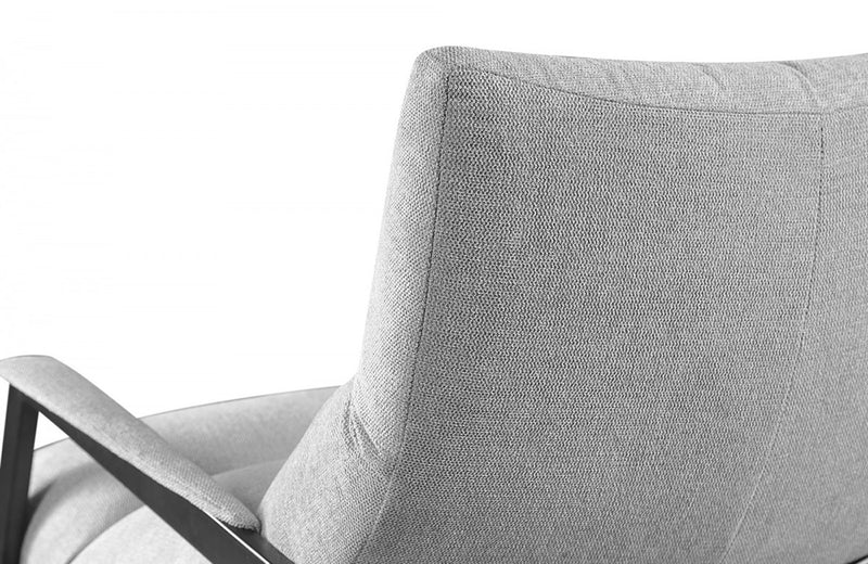 Modrest Modern Homer Accent Grey Fabric Chair