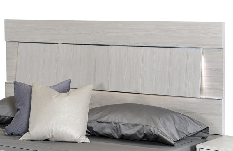 Modrest Ethan Italian Modern Grey Bed