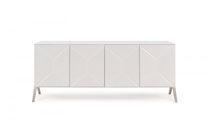 Modrest Candid Modern White Buffet