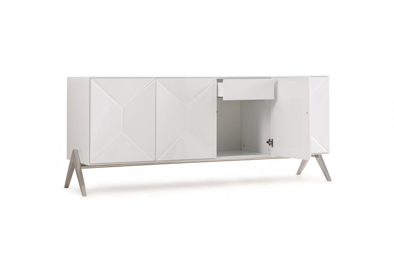 Modrest Candid Modern White Buffet