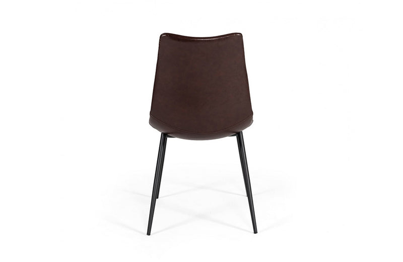 Gilliam Modern Brown Dining Chair (Set of 2)