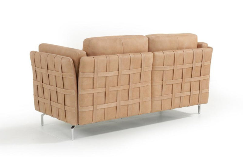 Frank Italian Leather Sofa Set