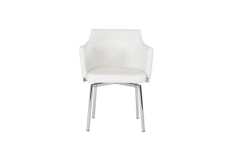 Modrest Kaweah Modern White Dining Chair