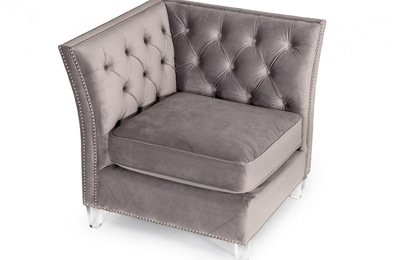 Divani Casa Ladue Transitional Corner Seater