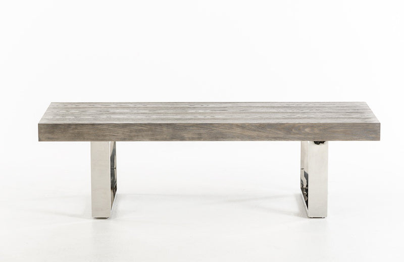 Modrest Lola Modern Grey Brush Bench